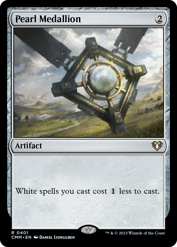 Pearl Medallion (401) Foil - Commander Masters