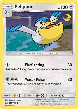 Pelipper (112) Reverse Holofoil - Celestial Storm