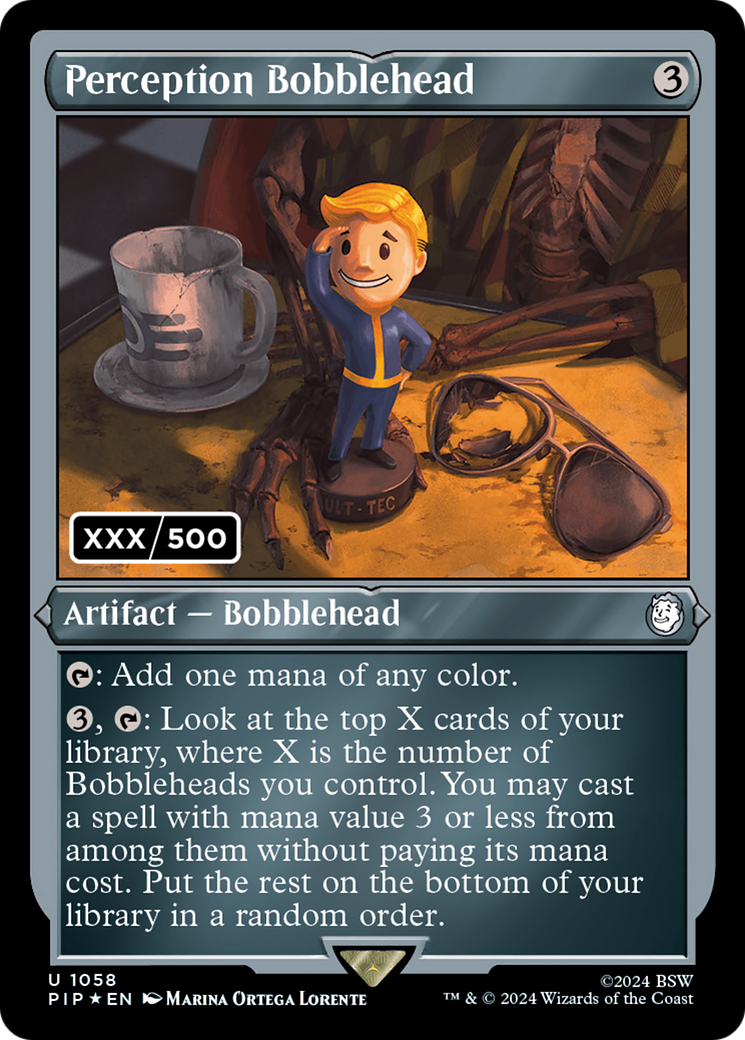 Perception Bobblehead (Serial Numbered) (1058) Foil - Fallout