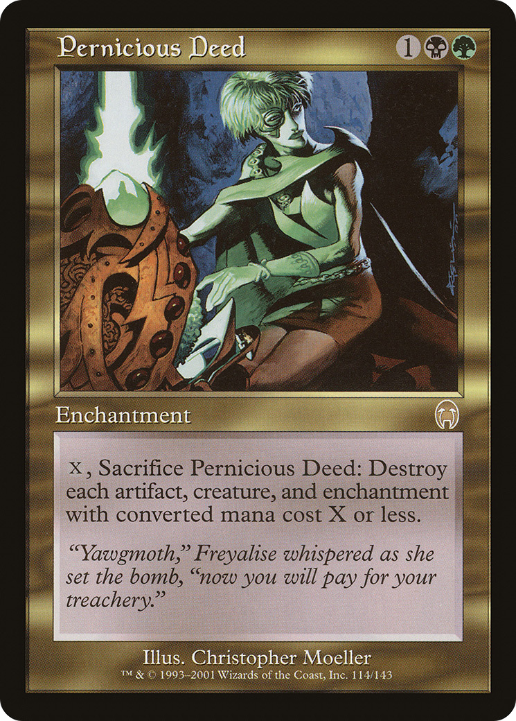 Pernicious Deed (114) Foil - Apocalypse