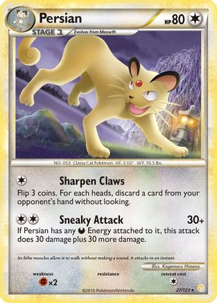 Persian (27) - HeartGold & SoulSilver