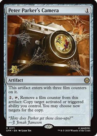 Peter Parker's Camera (Prerelease) (171) Foil - Marvel's Spider-Man