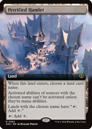 Petrified Hamlet (Extended Art) (362) - Secrets of Strixhaven