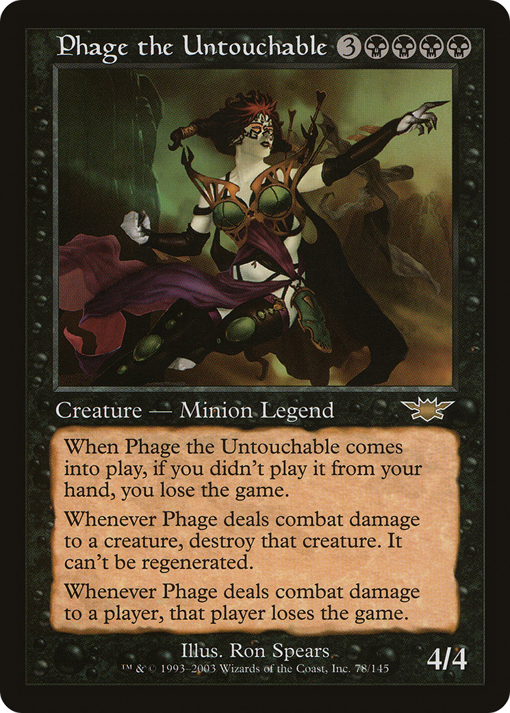 Phage the Untouchable (078) Foil - Legions