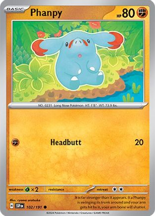 Phanpy (102) - Surging Sparks