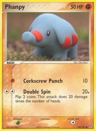 Phanpy (69) Reverse Holofoil - Deoxys
