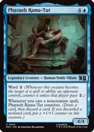 Pharaoh Rama-Tut (634) - Commander: Marvel Super Heroes