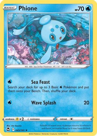 Phione (45) Reverse Holofoil - Silver Tempest