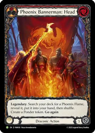 Phoenix Bannerman: Head (FAB430) Cold Foil - Flesh and Blood: Promo Cards