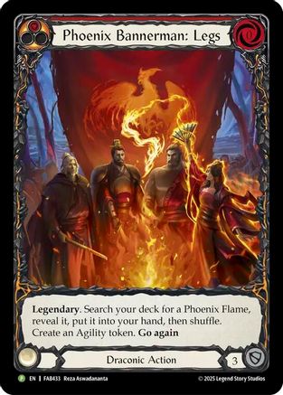 Phoenix Bannerman: Legs (FAB433) Cold Foil - Flesh and Blood: Promo Cards