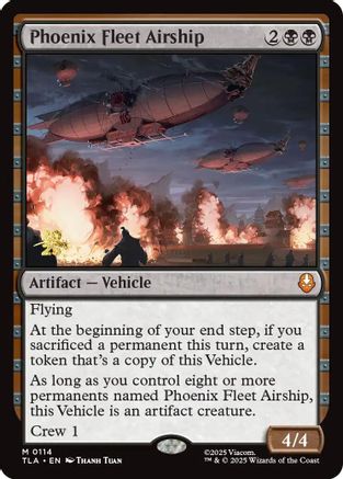 Phoenix Fleet Airship (Prerelease) (114) Foil - Avatar: The Last Airbender
