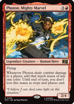 Photon, Mighty Marvel (058) - Commander: Marvel Super Heroes