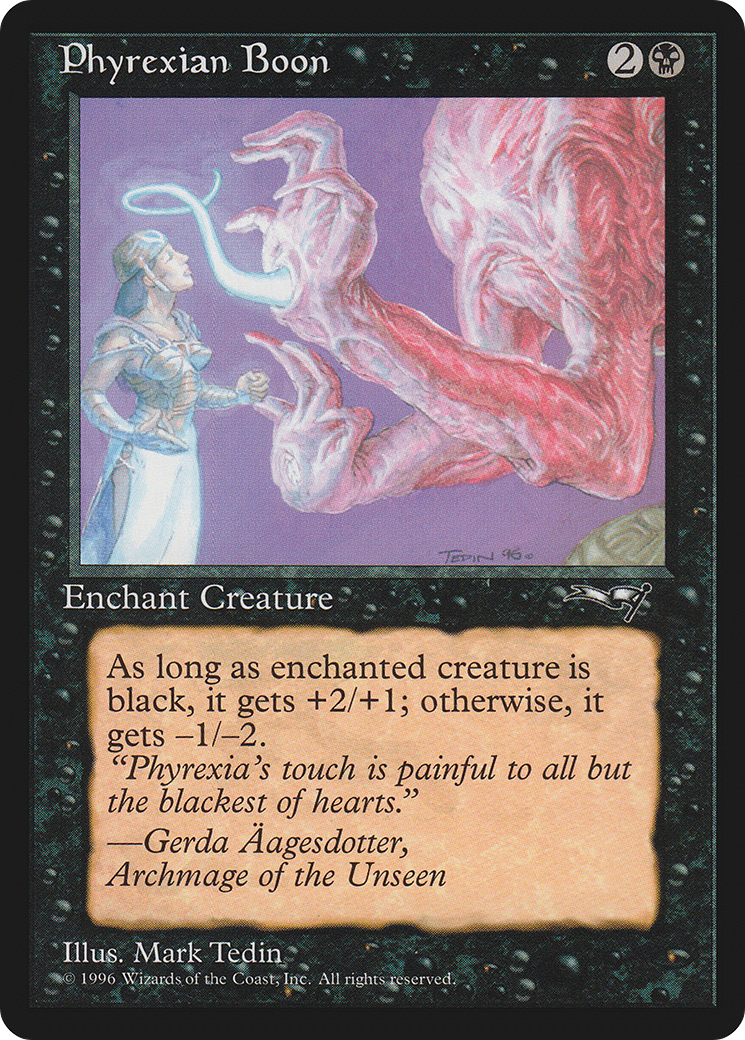 Phyrexian Boon (a) - Alliances