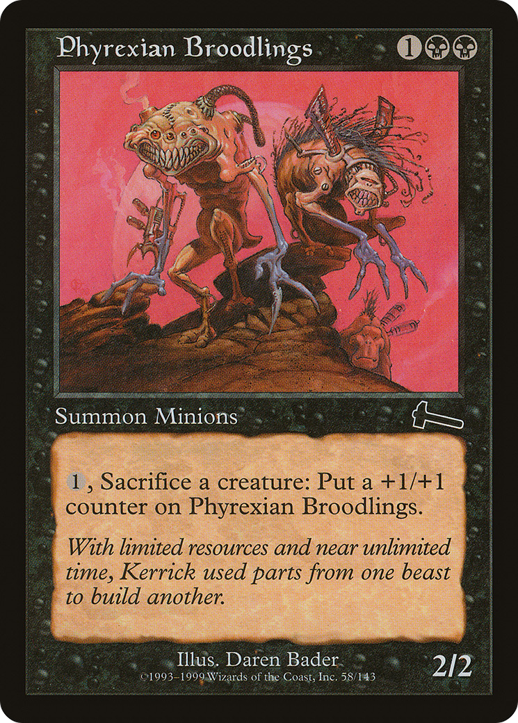 Phyrexian Broodlings (058) Foil - Urza's Legacy