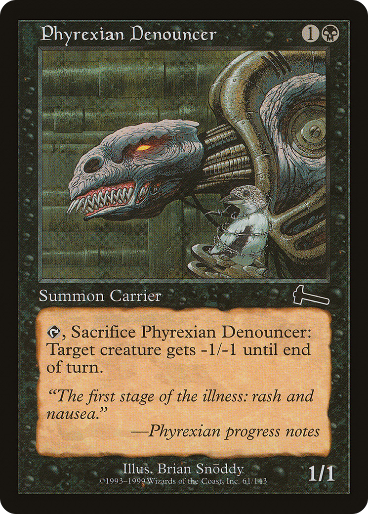 Phyrexian Denouncer (061) - Urza's Legacy