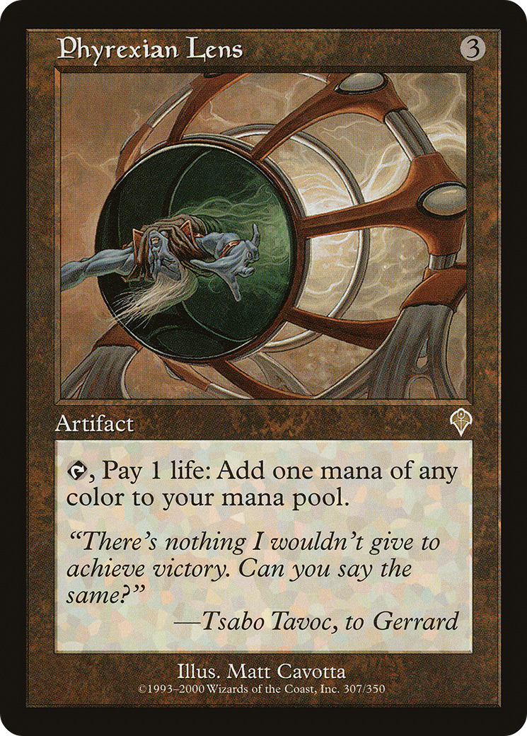 Phyrexian Lens (307) Foil - Invasion