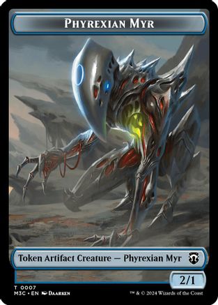 Phyrexian Myr // Servo (7/33) - Commander: Modern Horizons 3 Tokens