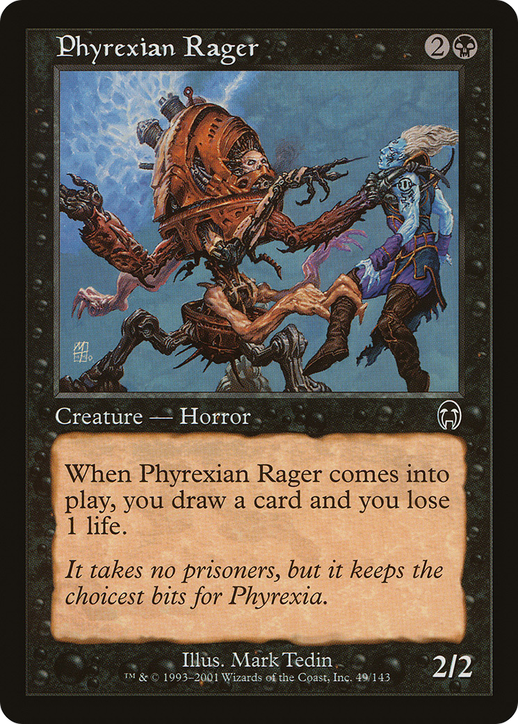 Phyrexian Rager (049) Foil - Apocalypse