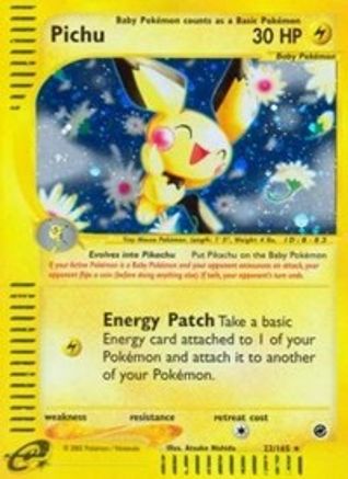 Pichu (22) Reverse Holofoil - Expedition