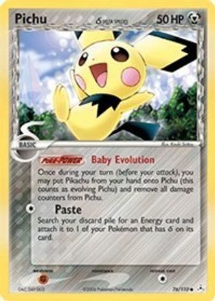 Pichu (Delta Species) (76) - Holon Phantoms