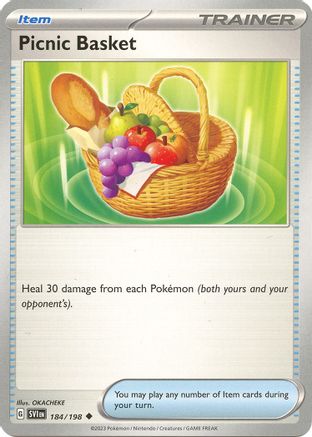 Picnic Basket (184) Reverse Holofoil - Scarlet & Violet