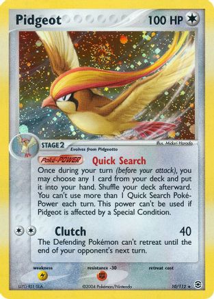Pidgeot (10) Holofoil - FireRed & LeafGreen