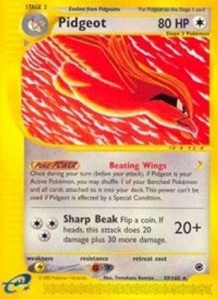 Pidgeot (59) Reverse Holofoil - Expedition