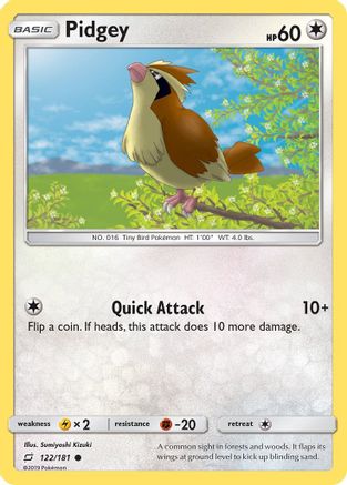 Pidgey (122) - Team Up