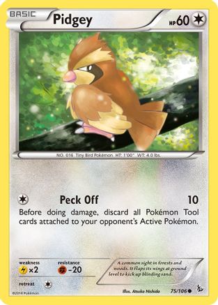 Pidgey (75) - Flashfire