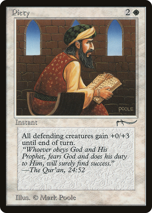 Piety (Light Mana) (08†) - Arabian Nights