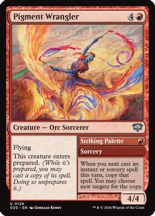Pigment Wrangler // Striking Palette (126) Foil - Secrets of Strixhaven
