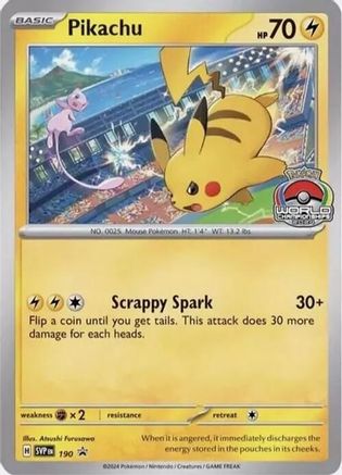 Pikachu (190) - Black Star Promos