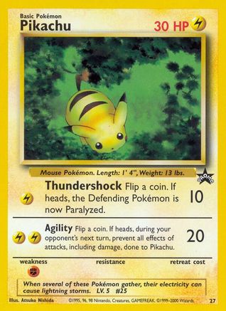 Pikachu (27) - Wizards of the Coast Promos