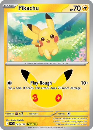 Pikachu (47) Holofoil - 30th Celebration