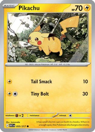 Pikachu (55) Reverse Holofoil - Ascended Heroes