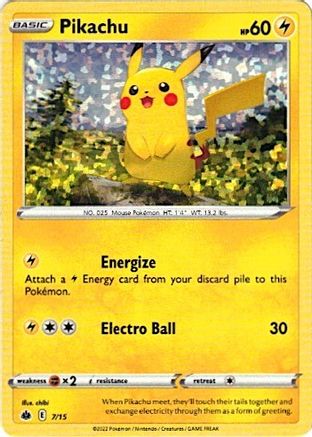 Pikachu (7) Holofoil - McDonalds Promos 2022