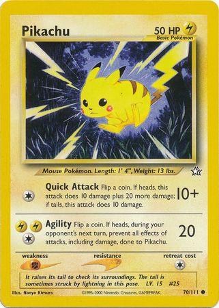Pikachu (70) (Unlimited) - Neo Genesis