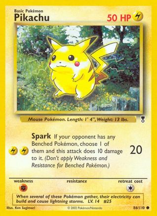 Pikachu (86) - Legendary Collection