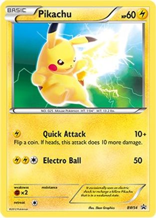 Pikachu (BW54) - Black Star Promos
