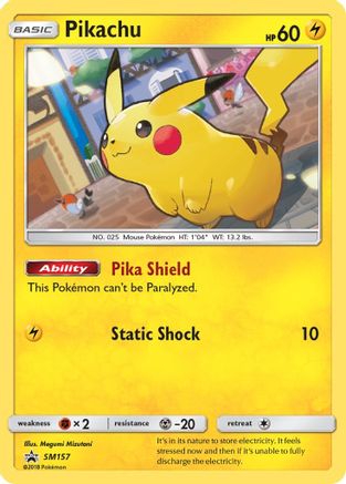 Pikachu (SM157) Holofoil - Black Star Promos