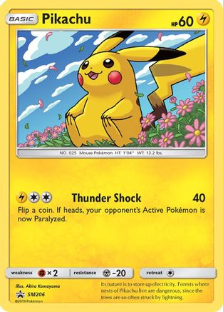 Pikachu (SM206) Holofoil - Black Star Promos