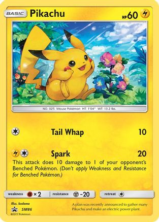Pikachu (SM86) Holofoil - Black Star Promos