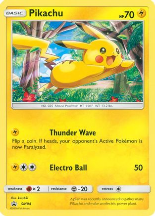Pikachu (Target Non-Holo) (SM04) - Black Star Promos