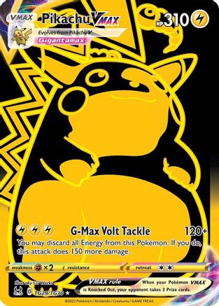 Pikachu VMAX (Gold) (TG29) Holofoil - Lost Origin