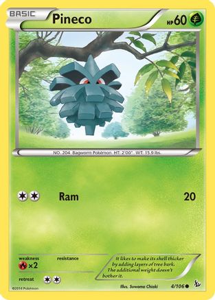 Pineco (4) Reverse Holofoil - Flashfire