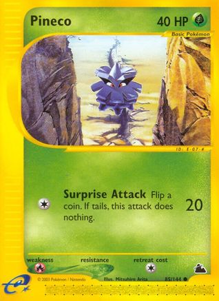 Pineco (85) Reverse Holofoil - Skyridge