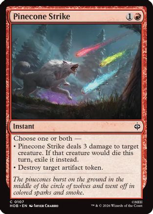 Pinecone Strike (107) Foil - The Hobbit