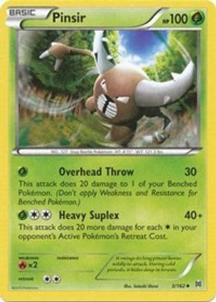 Pinsir (3) Reverse Holofoil - BREAKthrough