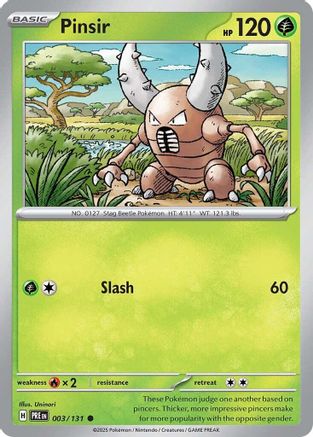 Pinsir (3) Reverse Holofoil - Prismatic Evolutions