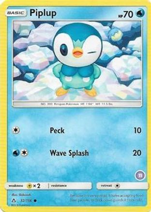 Piplup (32) - Trainer Kit: Alolan Sandslash & Alolan Ninetales